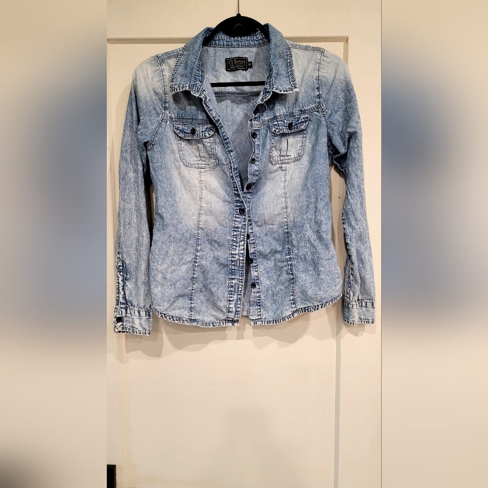 Denim Button Down Shirt